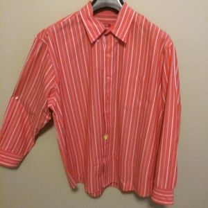 IZOD SZ LX Classic Fit Stripe Men Shirt